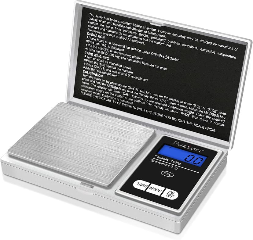 Fuzion 1000g × 0.1g Digital Precision Pocket Scale