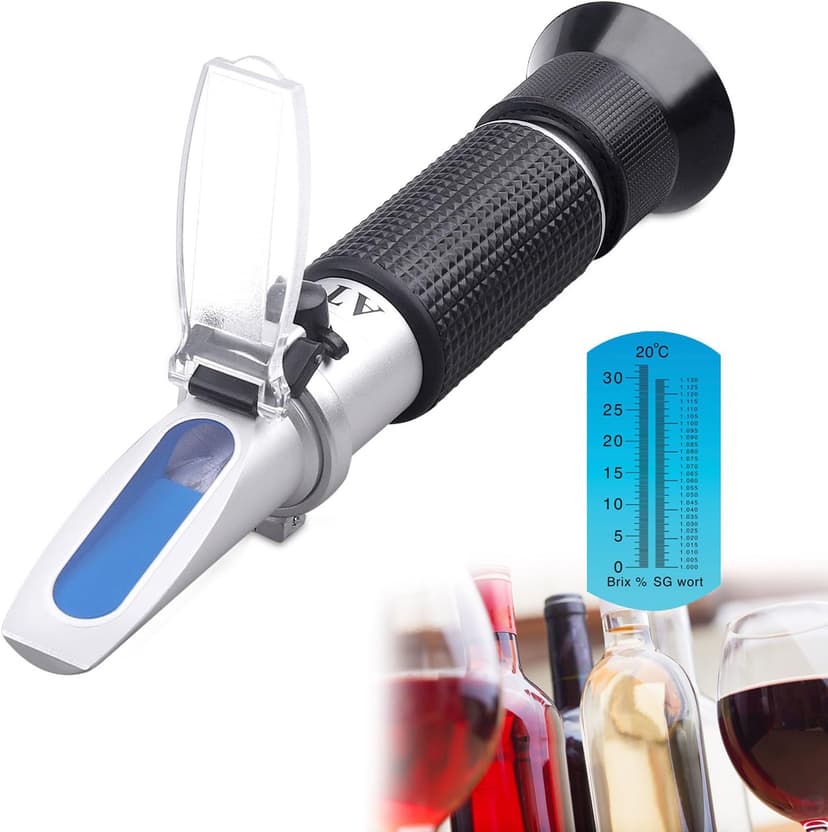 Tiaoyeer Optical Dual Scale Brix & Gravity Refractometer with ATC